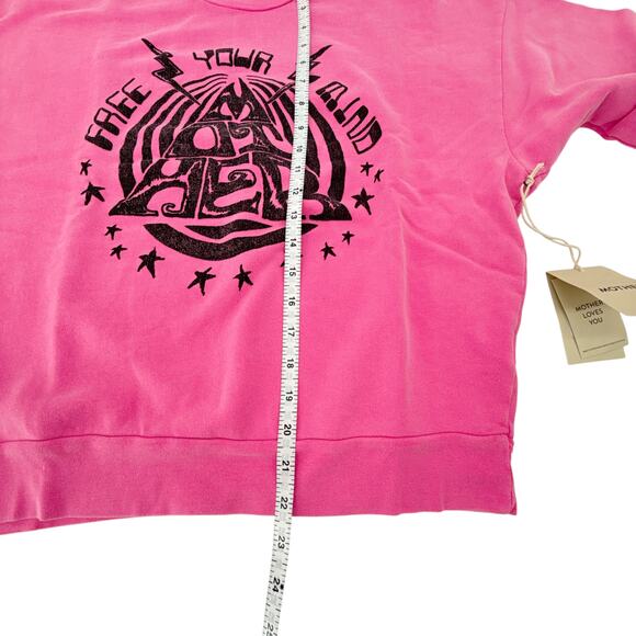 MOTHER The Drop Square Sweatshirt Mind Your Mother S - Picture 12 of 13